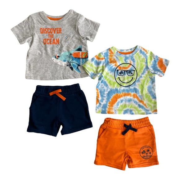 Member's Mark 12M Boys 4 Piece Mix & Match Play Sets, Shark/Smiley - Free Ship - Picture 2 of 6
